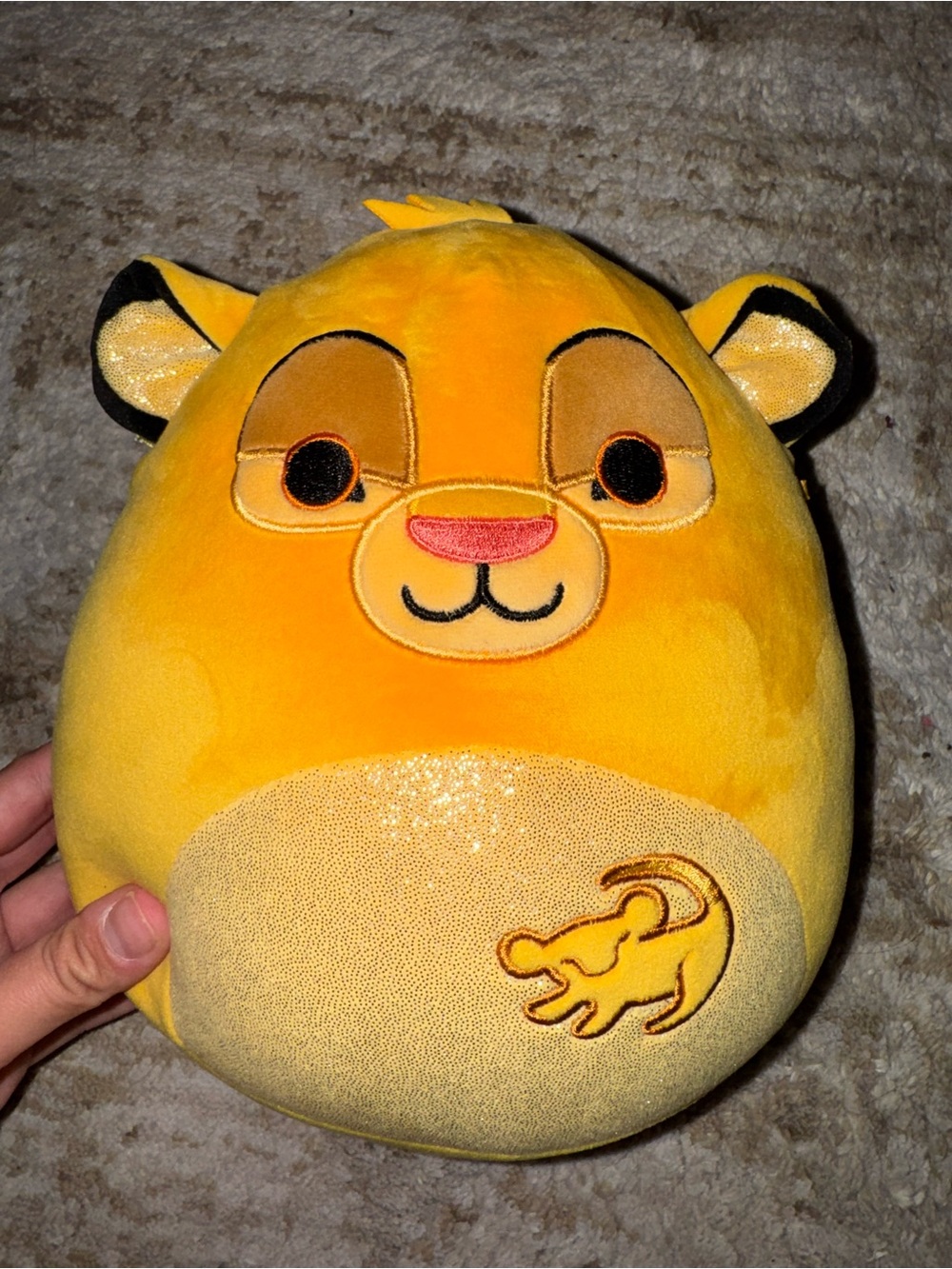 Disney Yellow Simba Squishmallow